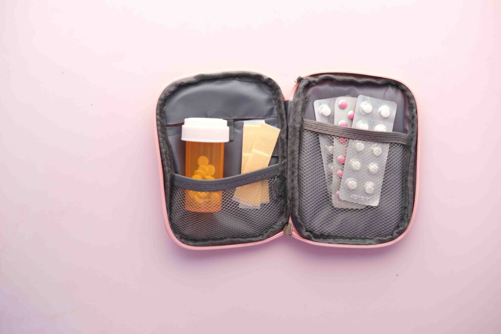 trousse de santé de voyage