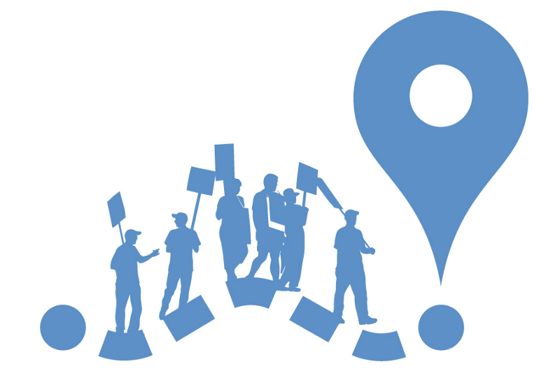 Map of Past and Planned Protests for Brazil World Cup