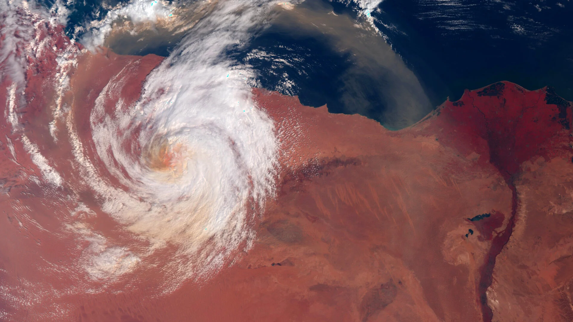 Myrsky Daniel aiheutti tuhoa konfliktin runtelemaan Libyaan